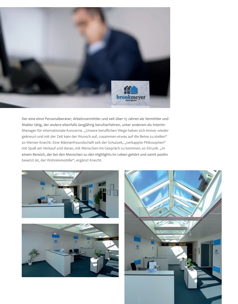 Brookmeyer Immobilien Oberkirch - Tätig in einem Bereich, der bei den Menschen zu den Highlights im Leben gehört, der Wohnimmobilie.